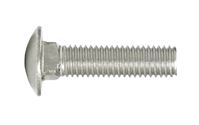 Hillman  1/2 in. Dia. x 2 in. L Stainless Steel  Carriage Bolt  25 pk 