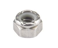 Hillman 5/16 Stainless Steel SAE Nylon Lock Nut 50 pk 