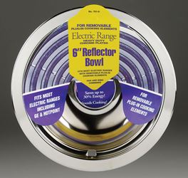 Stanco Chrome-Plated Steel Range Reflector Bowl 6 in. 