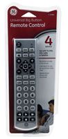 GE Universal Big Button Remote Control 4 Devices 