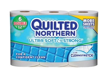 Quilted Northern  Ultra Soft and Strong  Toilet Paper  6 roll 242 sheet 