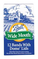 Ball  Wide Mouth  Canning Lid  12 pk 
