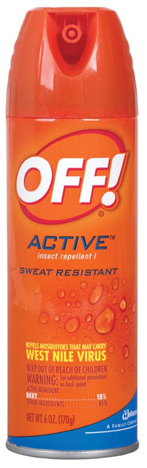 OFF!  Insect Repellent  DEET 15%  Aerosol  6 oz.
