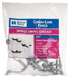 Midwest Air Technologies 2-3/8 in. x 1-3/8 in. Galvanized Steel Bagged Walk Gate Hardware Set 