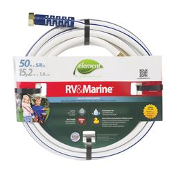 Element  5/8 in. Dia. x 50 ft. L RV/Marine  Hose  Kink Resistant Safe for Drinking Water 