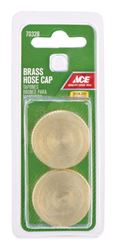 Ace  3/4 in. Brass  Hose End Caps  Female  Threaded 
