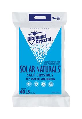 Diamond Crystal Solar Naturals  Water Softener Salt  Crystal  40 lb.