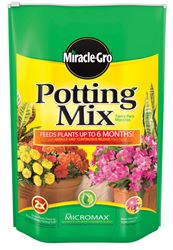 Miracle-Gro  Potting Mix  Fertilizer Enriched 8 qt. 