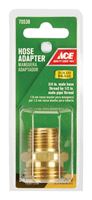 Ace  3/4 in. MHT x 1/2 in. MPT  Brass  Hose Adapter  Double Male  Threaded 