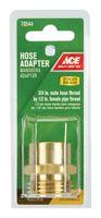 Ace  3/4 in. MHT x 1/2 in. FPT  Brass  Hose Adapter  Male/Female  Threaded 