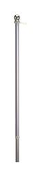 Valley Forge  60 in. L Brushed  Aluminum  Flag Pole With Ring 