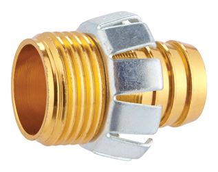 Ace  3/4 in. Metal  Clinch Hose Mender Clamp  Male  Threaded 