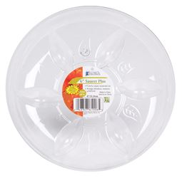 Gardeners Blue Ribbon  Clear  Plastic  Plant Saucer  1 in. H x 6 in. W 