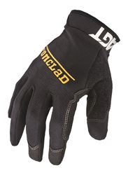 Ironclad Black Mens Medium Synthetic Leather Work Gloves 