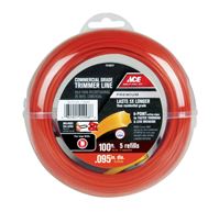 Ace  Commercial  Trimmer Line  0.095 in. Dia. x 100 ft. L 5 refill 