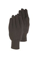 Handmaster  Brown  Mens  Large  Jersey Cotton  Utility  Gloves 