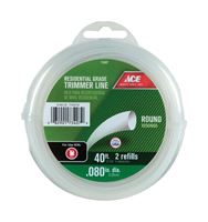 Ace  Trimmer Line  0.08 in. Dia. x 40 ft. L 