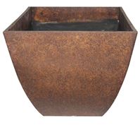 Southern Patio Brown Resin Umbra Planter 16 in. W 