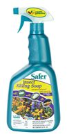 Safer Killing Soap with Seaweed Organic Insect Killer For Crawling Insects 32 oz. 