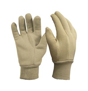 Digz  Khaki  Women's  Medium  Jersey Cotton  Gardening Gloves