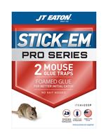 JT Eaton Stick-Em Pro Series Small Glue Animal Trap For Mice 2 pk 