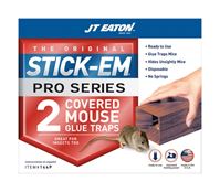 JT Eaton  Stick-Em Pro Series  Small  Covered  Glue Trap  For Mice 2 pk 