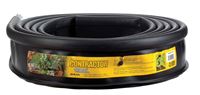 Master Mark Contractor 5.25 in. H x 20 ft. L Black Plastic Lawn Edging 