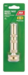 Ace  Adjustable  Hose Nozzle  Solid Brass 