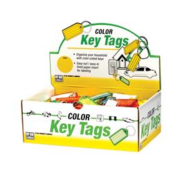 Hy-Ko 2GO Plastic Assorted Identification Key Tag 