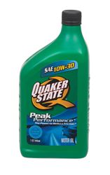 Quaker State Peak Performance  SAE 10W30  Motor Oil  1 qt. 