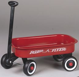 Radio Flyer Little Red Wagon 12-1/4 in. x 7-1/8 in. x 1-7/8 in. Ages 2 Steel 