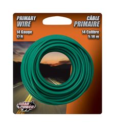 Coleman Cable  17 ft. L Primary Wire  14 Ga. Carded 