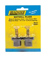 Seachoice Stainless Steel Deck and Baitwell Plugs 3/4 in. W x 11.5 in. L 2 pc. 