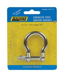 Seachoice Stainless Steel Shackle 5/16 in. W x 1 in. L 1 pc. 