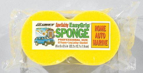 Acme  Easy Grip  Polyurethane Foam  Sponge  8-3/4 in. L x 5 in. W 1 pk 