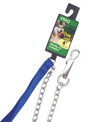 PDQ  Nylon/Steel  Dog Leash  5/8 in. W x 4 ft. L 