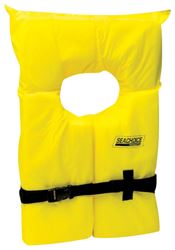 Seachoice Youth Life Vest US Coast Guard Approved Yellow 