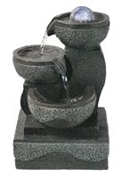 Astonica  11 in. H Indoor Lighted Table Top Water Fountain 