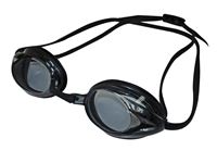 Aqua Leisure  Black  Silicone  Junior Goggles 
