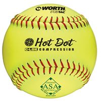 Worth  ProTac Hot Dot  12 in. Softball 