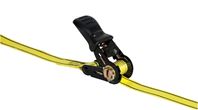 Pro Grip  Polyester  Standard  Tie Down  16 ft. L 1200  Black/Yellow 