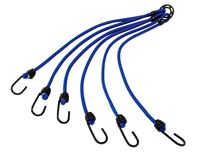 Pro Grip  Tie Down Stretch Cord  36 in. L Wire Hooks  Blue 