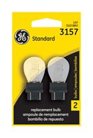 GE Miniature Lamps 3157-BP For Turn Signal, Stop, Tail and Parking 12 volts 2 Carded 