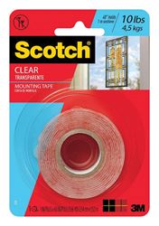 Scotch  1 in. W x 60 in. L Mounting Tape  Clear 