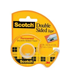 Scotch  1/2 in. W x 450 in. L Double Sided Tape  Clear 