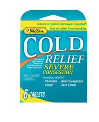 Lil Drug Store  Cold Relief  6 pk 