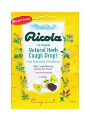 Ricola  The Original  Natural Herb  Cough Drops  21 pc. Peggable Bag 