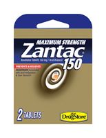 Zantac  Maximum Strength  Heartburn Medicine  150 milligram 2 pk 