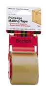Scotch  2 in. W x 800 in. L Packaging Tape  Tan 