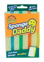 Scrub Daddy Polymer Foam Scratch Free Sponge 4 pk 